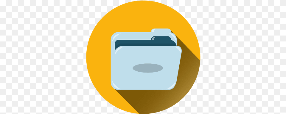Folder Circle Icon Transparent U0026 Svg Vector File Logo De Una Carpeta, Disk Png Image