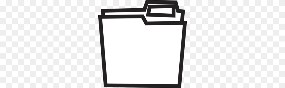 Folder Clipart Black And White Clip Art Images, Bag, Mailbox, Appliance, Device Free Png