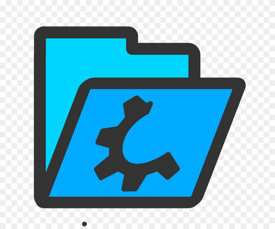 Folder Cyan Open, Machine Free Transparent Png