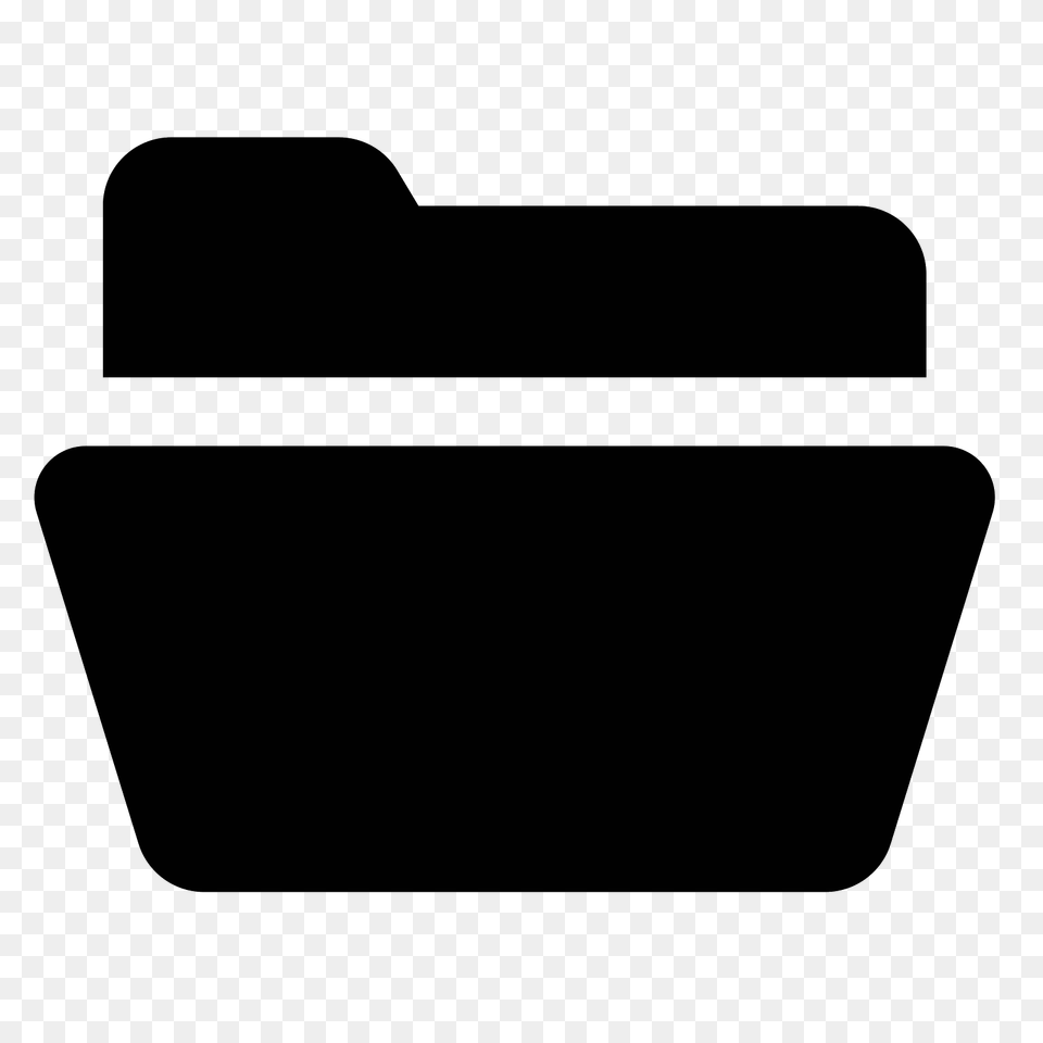 Folder Icon, Gray Png Image