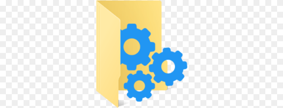 Folder Icon And Color With Folderico Windows 10 Folder Icon, Machine, Gear, Face, Head Free Transparent Png