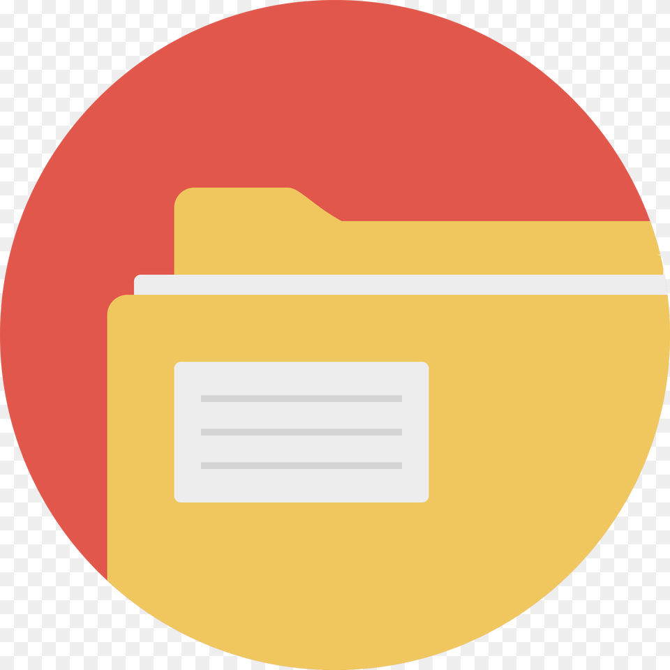 Folder Icon Circle, File, Disk Free Transparent Png