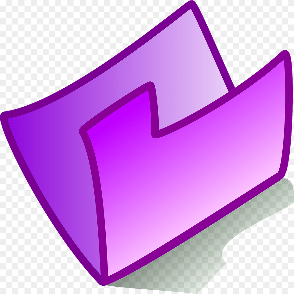 Folder Icon Purple Free Picture Purple Folder Clip Art, File, File Binder, File Folder, Blackboard Png
