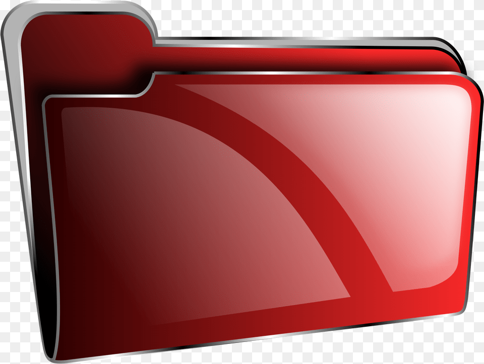 Folder Icon Red Empty Clip Arts Mac 3d Folder Icon, File Binder, File Folder Free Transparent Png