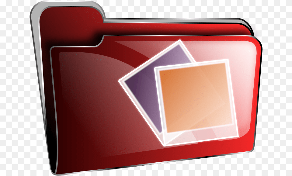 Folder Icon Red Photos Red Music Folder Icon, File Binder, File Folder, File, Mailbox Png