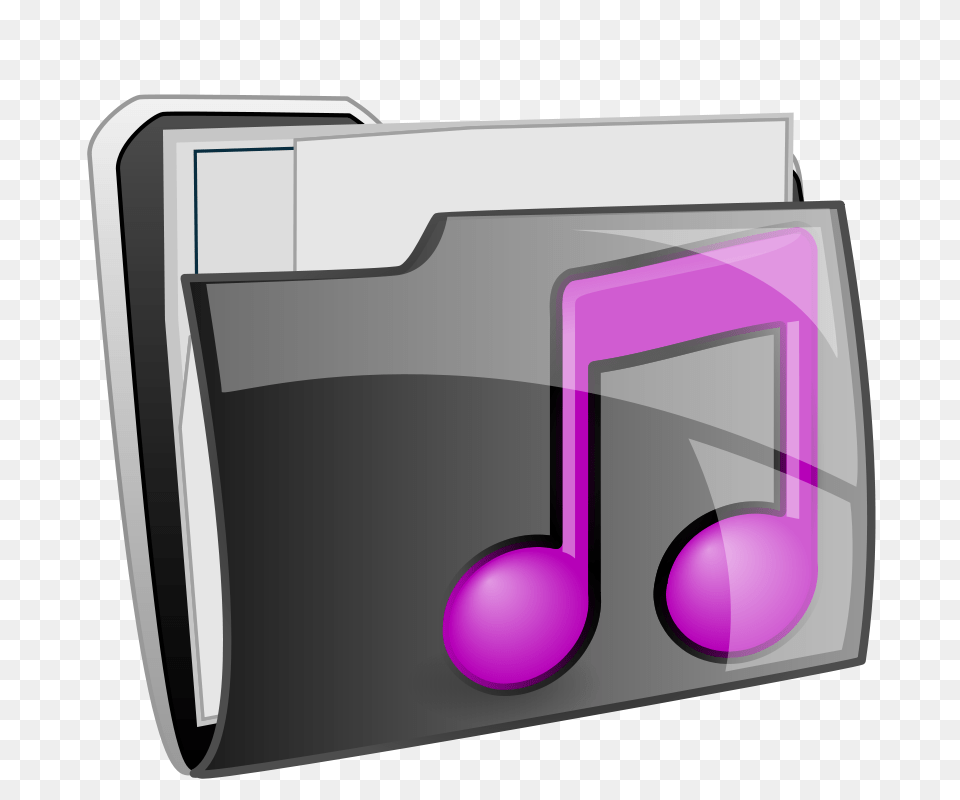 Folder Music, Electronics, File Free Png Download