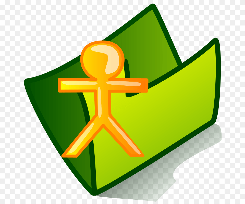 Folder Personal, Green, Symbol, Cross Png Image