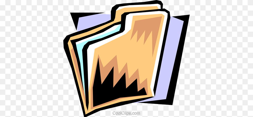 Folder Royalty Vector Clip Art Illustration, File, Publication, File Binder, File Folder Png Image
