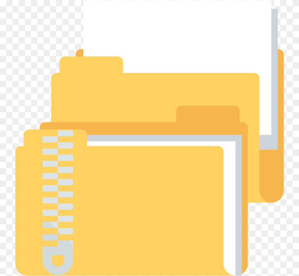 Folders, File, Text, Bulldozer, Machine Png Image