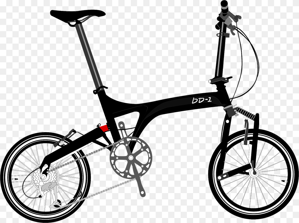 Folding Bicycle Clipart, Transportation, Vehicle, Machine, Wheel Png Image