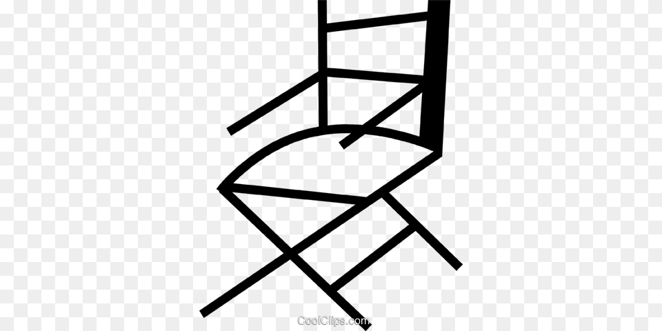Folding Chair Royalty Vector Clip Art Illustration, Furniture, Bow, Weapon Free Transparent Png