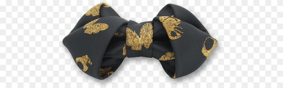 Folding In Dark Gray Gold Bow Tie Paisley, Accessories, Formal Wear, Bow Tie Free Transparent Png