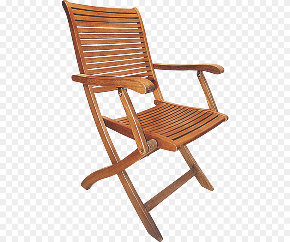 Folding Timber Chair, Canvas, Furniture Free Png