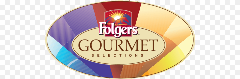 Folgers Gourmet Logo Folgers Coffee, Disk, Gold Free Png Download
