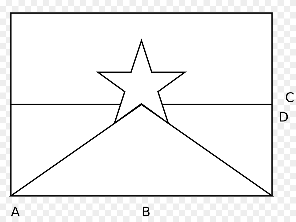 Folha De Da Bandeira De Rondnia Clipart, Star Symbol, Symbol Png