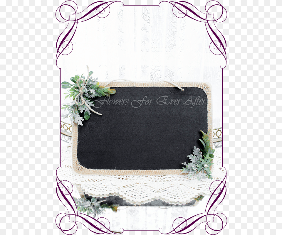 Foliage U0026 Twine Sign Board Native Australian Flower Hair Comb, Blackboard, Plant, Art, Floral Design Png Image