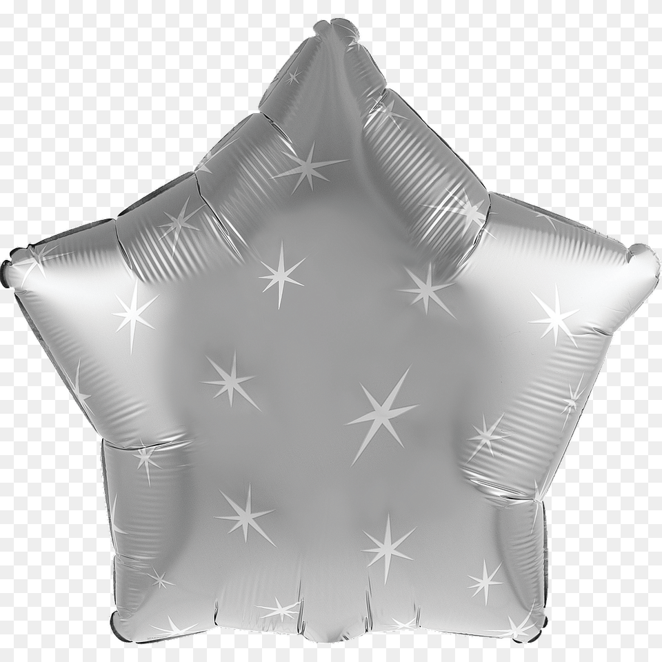 Folieballong Silver, Cushion, Home Decor, Aluminium, Symbol Png Image