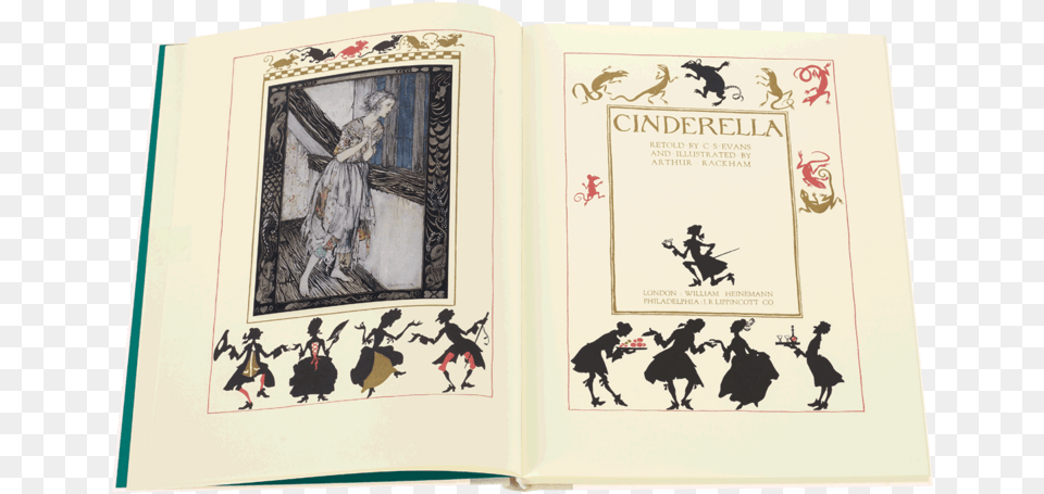 Folio Society Cinderella And Sleeping Beauty Sharl Perro Zolushka Illyustracii Artura Rekhema, Publication, Book, Text, Page Png Image