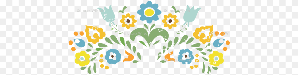 Folk Art Clipart Fiesta Flower, Graphics, Pattern, Floral Design Png