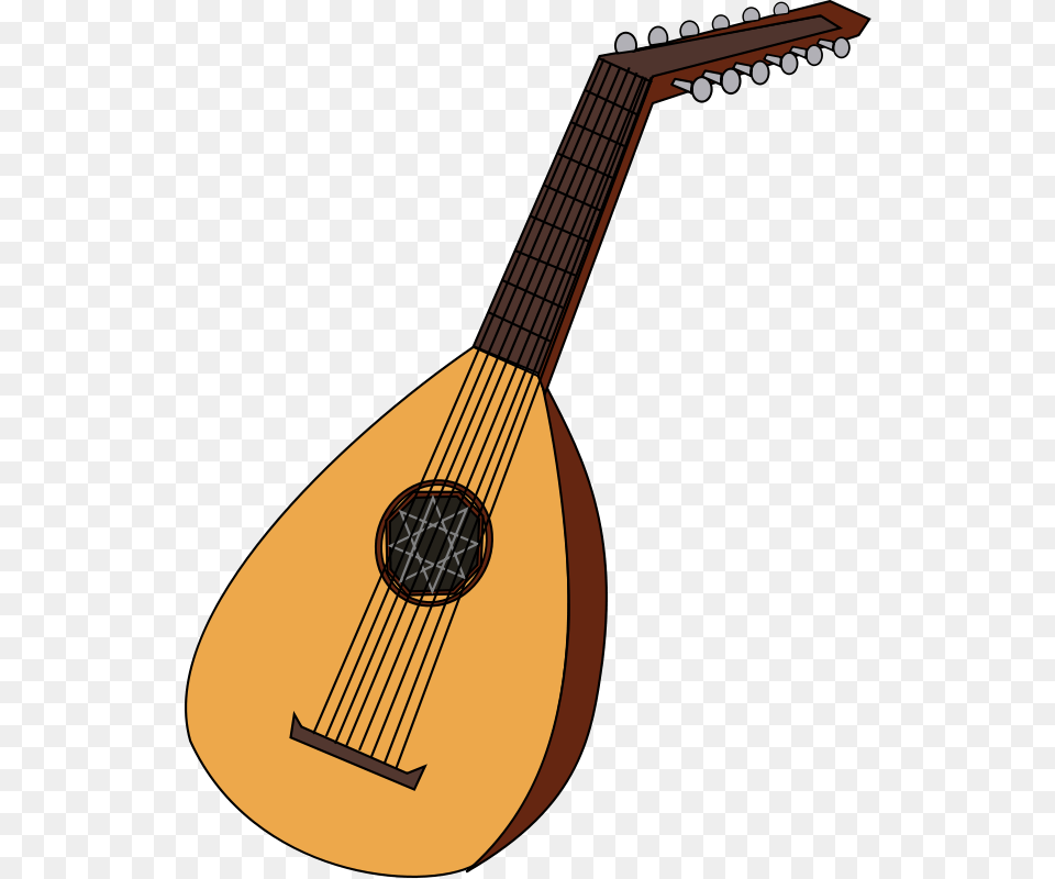 Folk Instruments Cliparts, Lute, Musical Instrument Png Image