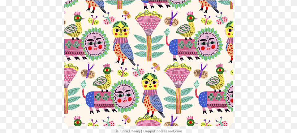 Folk Pattern Flora Chang, Applique, Art, Baby, Person Free Png Download