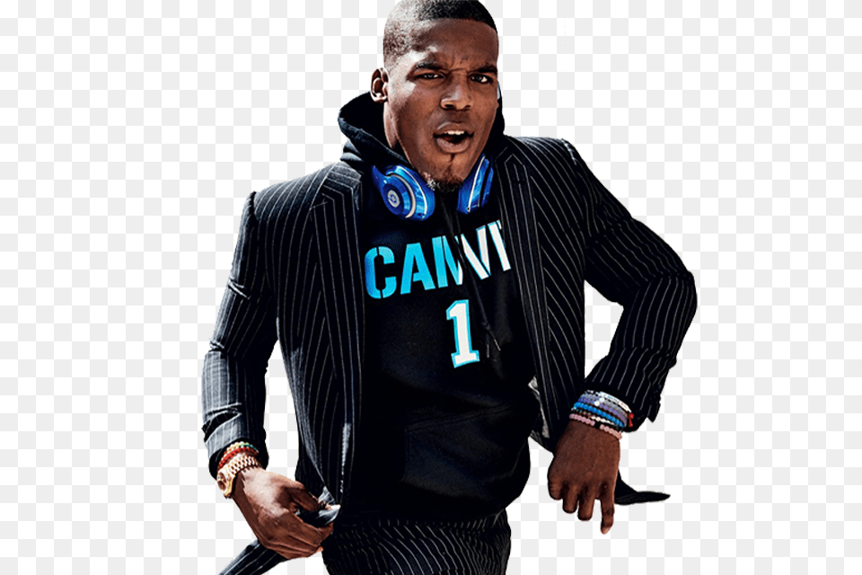 Follow Cam Newton Blingby, Photography, Adult, Male, Head Free Transparent Png