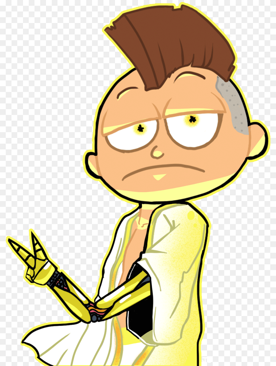 Follow For More Awesome Rickandmorty Postsgo Web Bit Ly, Baby, Person, Face, Head Free Png
