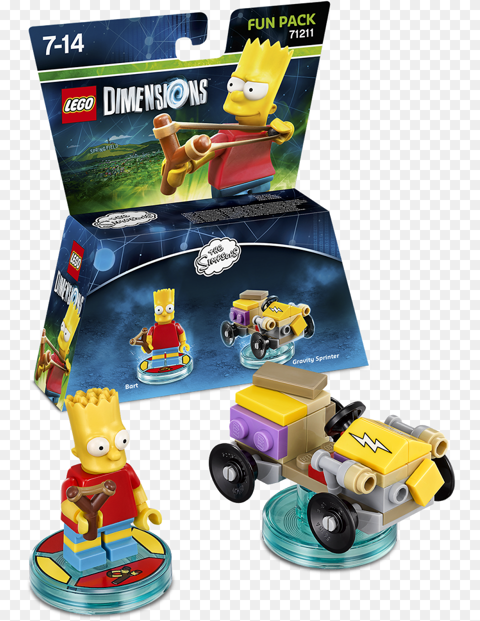 Follow Lego Dimensions At Lego The Simpsons Dimensions, Toy, Machine, Wheel, Person Free Png