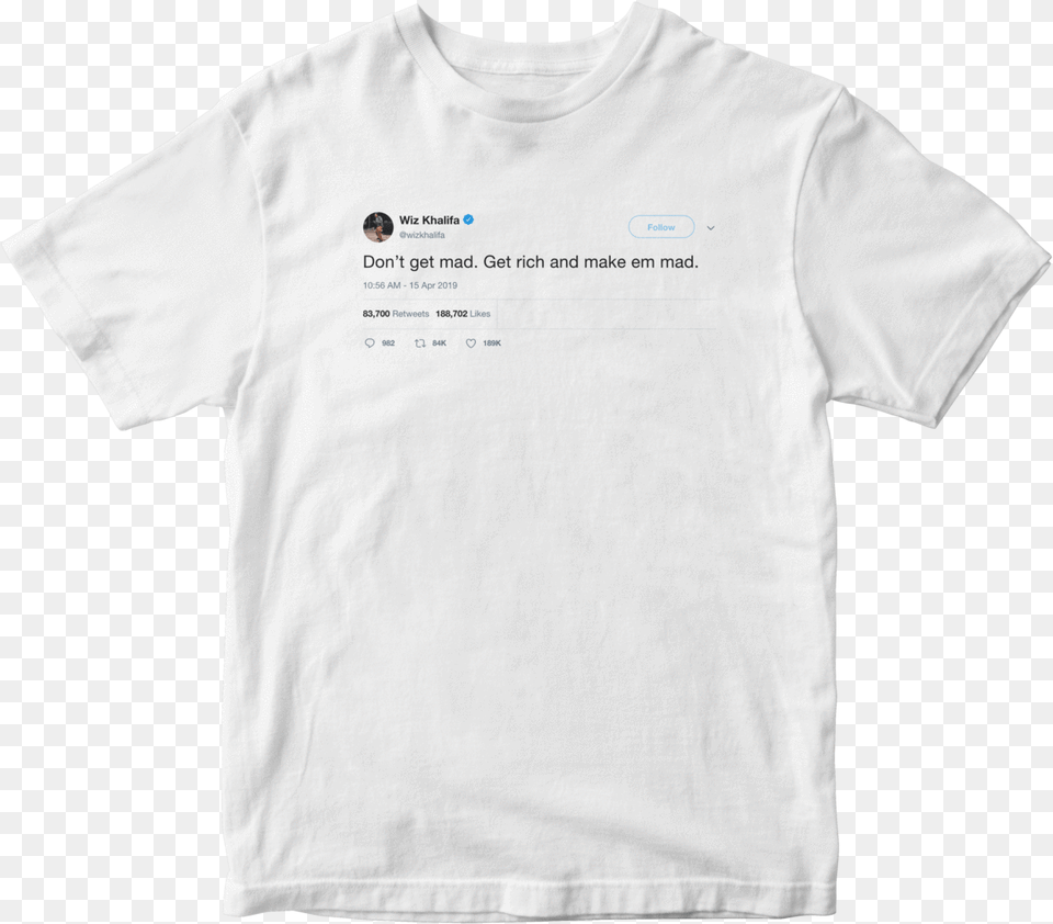 Follow Me On Twitter, Clothing, T-shirt Free Png