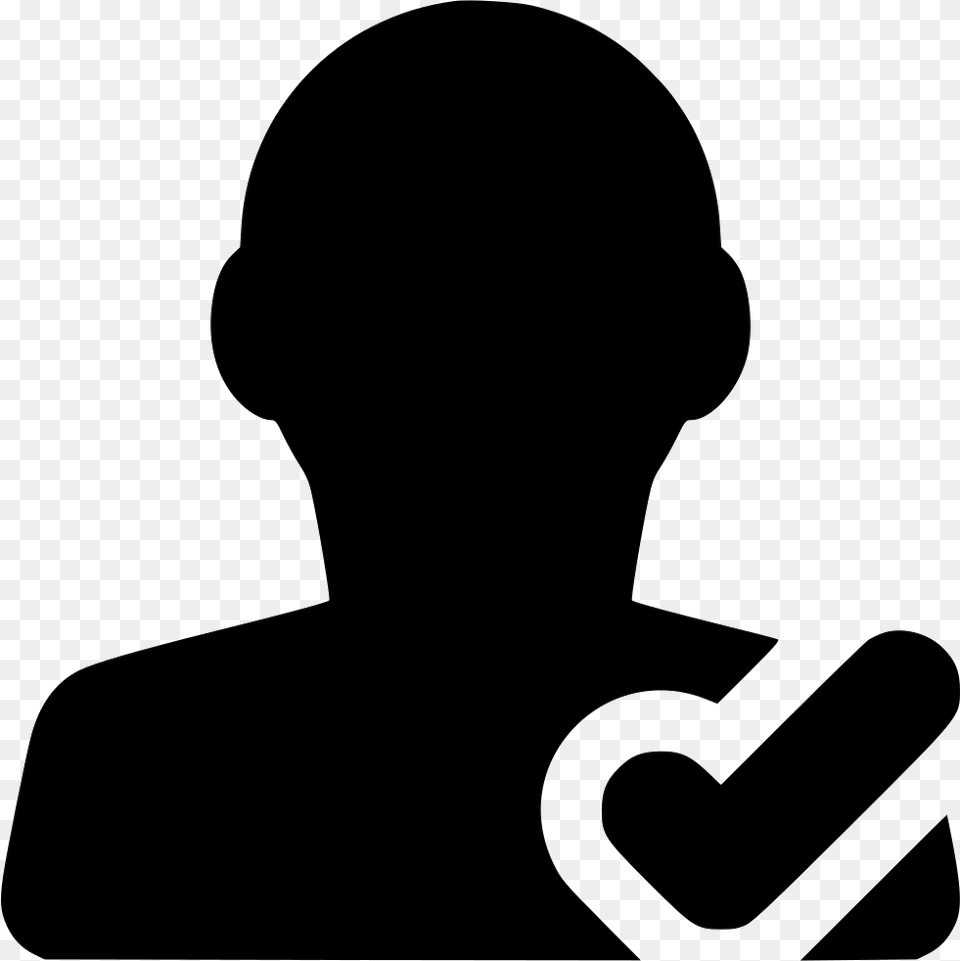 Follow Svg Icon Customer Black And White, Silhouette, Stencil, Adult, Male Png Image