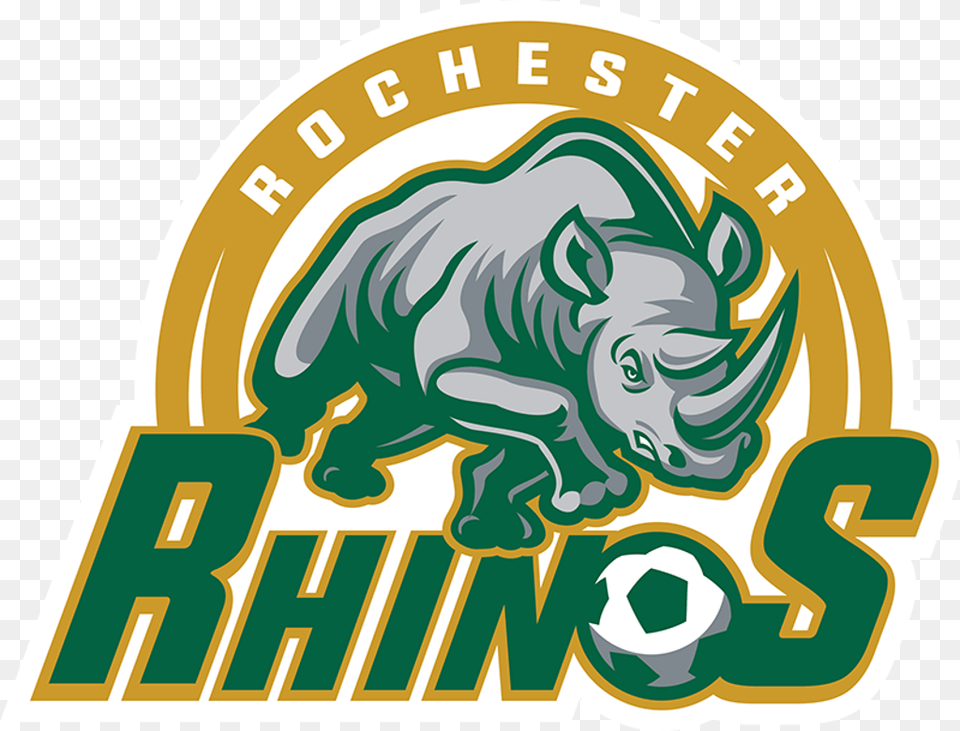 Follow The Match On Twitter Rochester Rhinos Logo, Animal, Wildlife, Face, Head Png