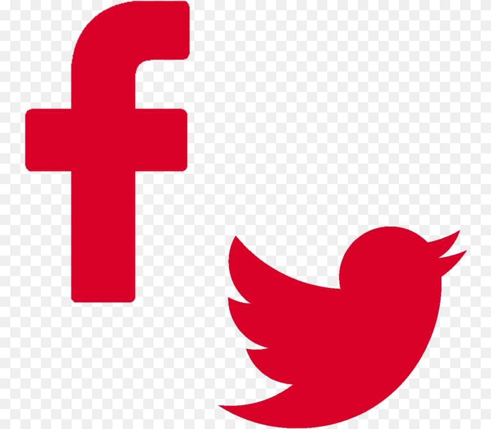 Follow Us On Facebook And Twitter Twitter Small Icon, Logo, Symbol, First Aid, Red Cross Free Png