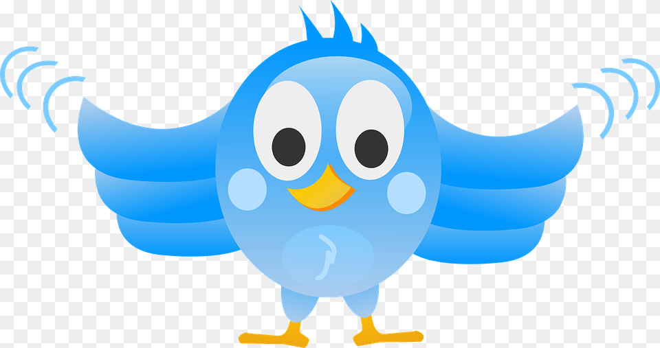 Follow Us On Twitter Bird Flapping Wings Clipart, Baby, Person, Animal, Jay Png