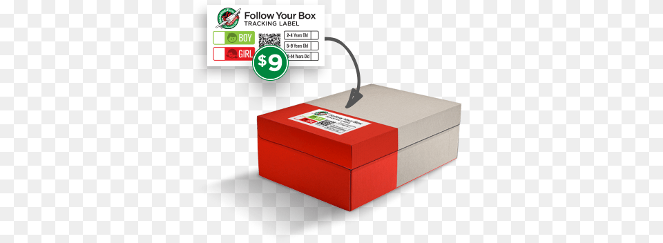 Follow Your Box Tracking Labels Christmas Day, Cardboard, Carton, Qr Code Free Png