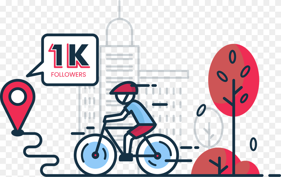Followers Clipart, City, Bicycle, Transportation, Vehicle Png Image