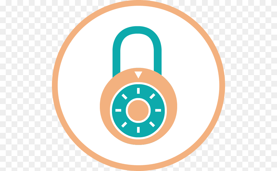 Followmyhealth Login Icon Circle, Disk, Lock Png