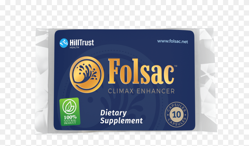 Folsac Climax Enhancer Supplements Medical, Text, Business Card, Paper Png Image