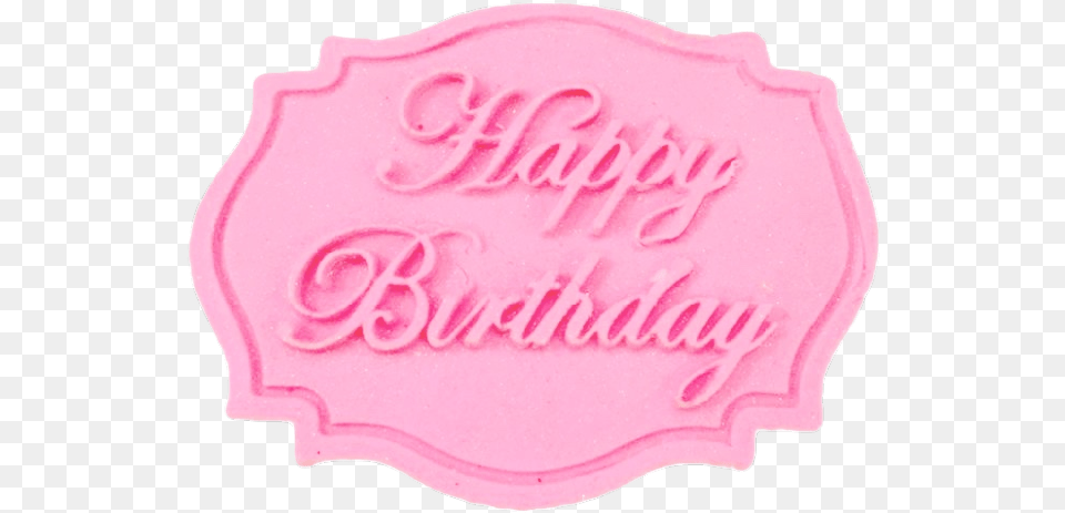 Fondant Happy Birthday Banner Label, Birthday Cake, Cake, Cream, Dessert Free Transparent Png