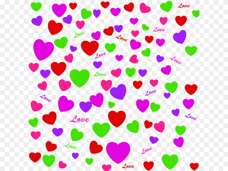 Fondos De Corazones Purple, Heart, Pattern Png Image