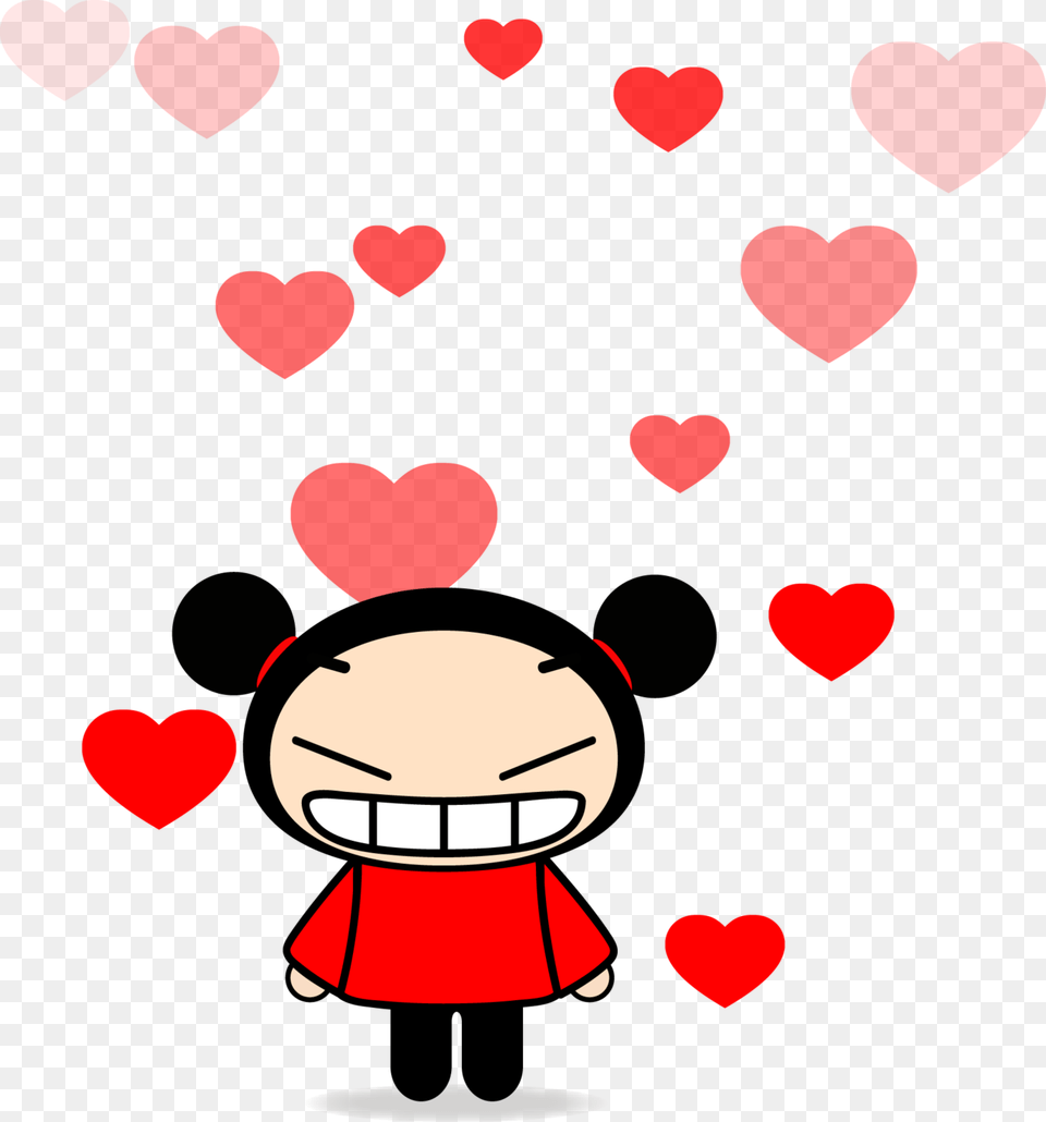 Fondos De Pantalla Tumblr De Pucca Imagen De Pucca Enamorada, Heart Free Png Download