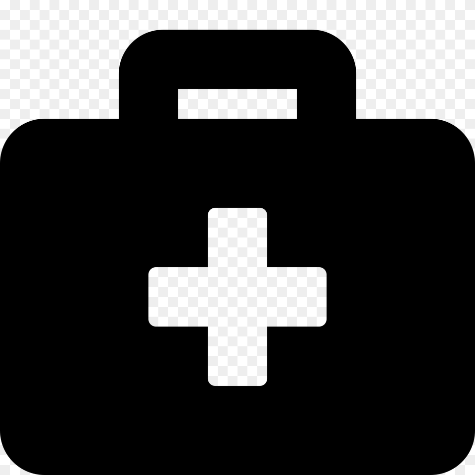 Font Awesome Solid Briefcase Medical, Gray Png Image
