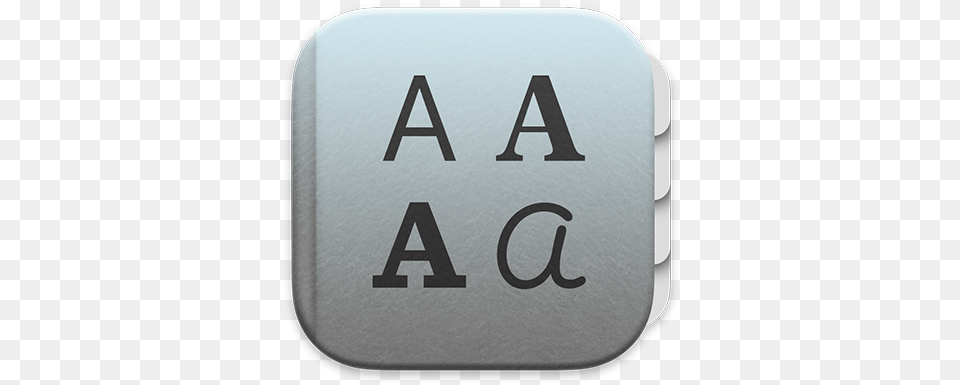 Font Book User Guide For Mac Apple Font Book Icon, Text, Symbol, Number Png Image