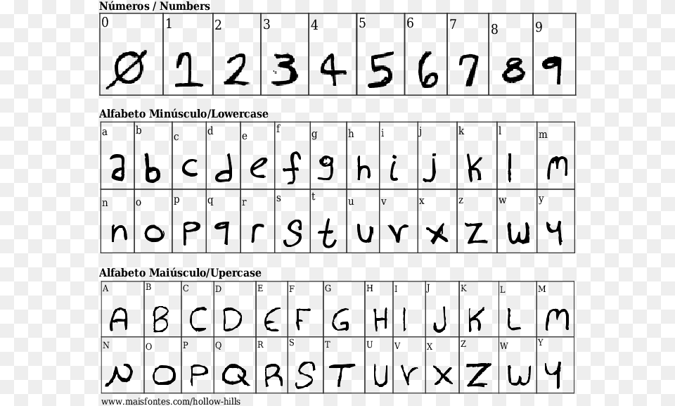 Font Details Hollow Hills Font, Text, Alphabet, Blackboard Free Png