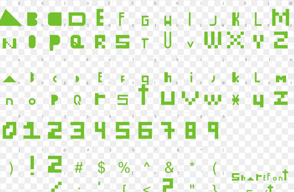 Font Hola Bitch Preview Number, Green, Qr Code, Pattern Free Png Download