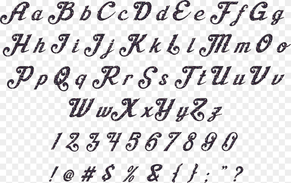 Font Lettering Alphabet Writing Free Png Download