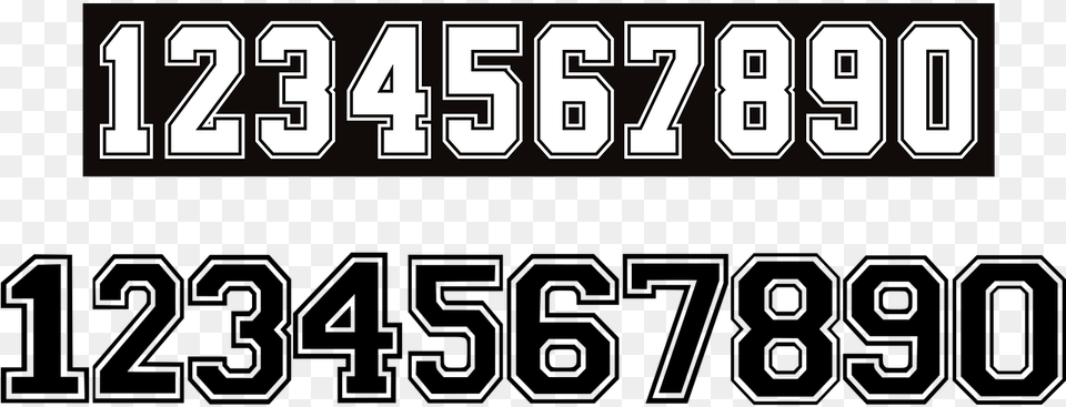 Font Number Football 2017, Text Free Png