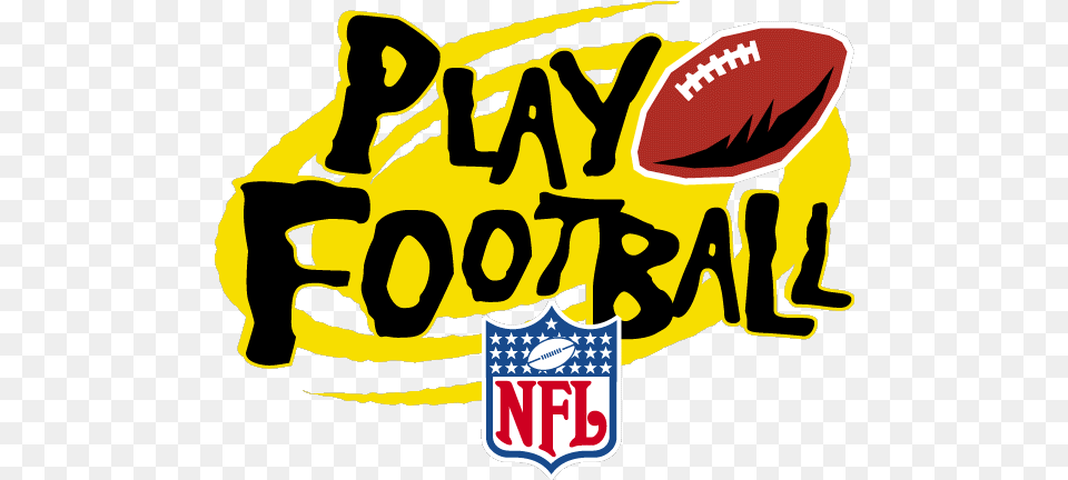 Font Please Nfl Play Football Play Football Logo, Person, Text Free Png