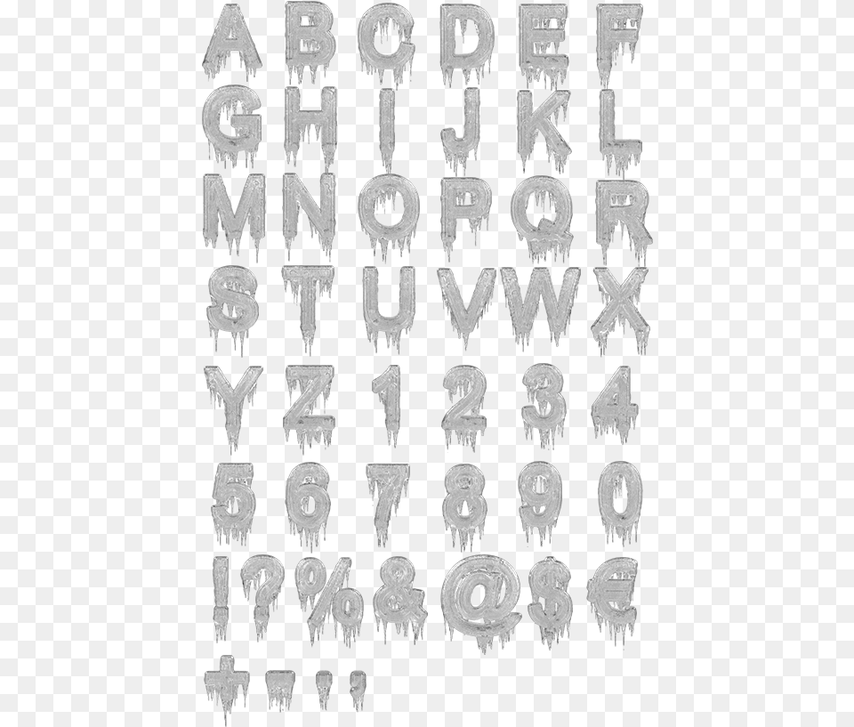Font That Looks Like Water Dripping Fonts With Icicles, Chandelier, Lamp, Text Free Transparent Png