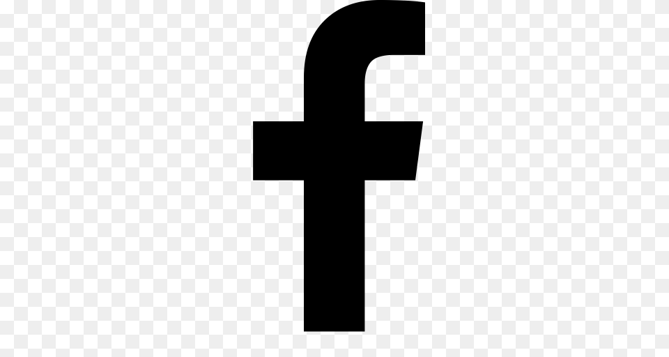 Fontawesome Facebook Facebook Icon With And Vector Format, Gray Png Image