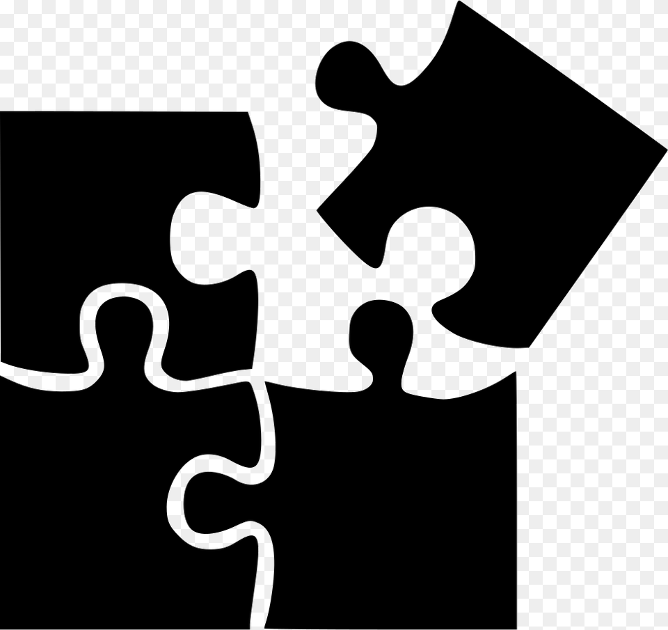 Fontclip Artblack And Whitejigsaw Puzzlesymbol Solutions Icon, Game, Jigsaw Puzzle Free Png